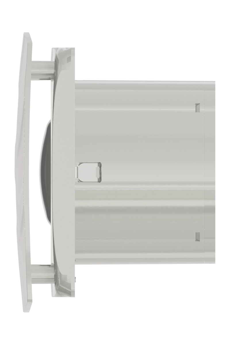 Ventilator de perete VentEurope STREAM100GC, patrat, clapeta antiretur, diametru 100 mm, debit 95 mc/h, 14W, IP24, silentios, economic, Gri [3]