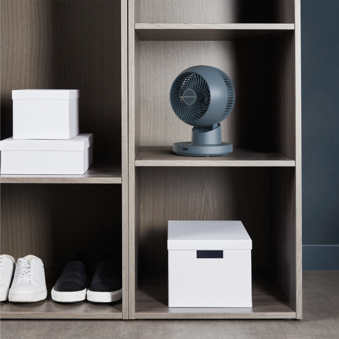 Ventilator pentru birou Rowenta Turbo Silence Compact 3D QV2540F1, 22 W, 3 moduri automate, 12 trepte de viteza, telecomanda inclusa, oscilatie multidirectionala, oprire automata, design compact, alba [6]