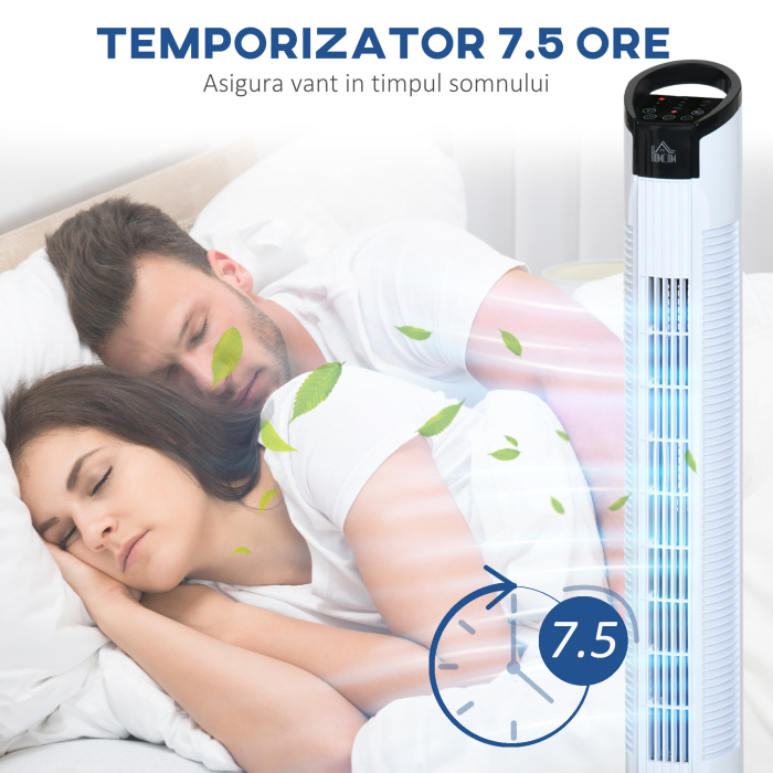  Ventilator tip Coloana cu Telecomanda Oscilatie 3 Functii 3 Viteze [7]