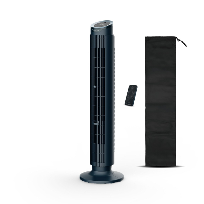 Ventilator turn Rowenta Eole Silence Force VU7050F0, 12 trepte de viteza, motor Effitech®, ecran LED, difuzor de arome incorporat, oprire automata, timer 8 ore, functie de noapte, telecomanda inclusa, [10]