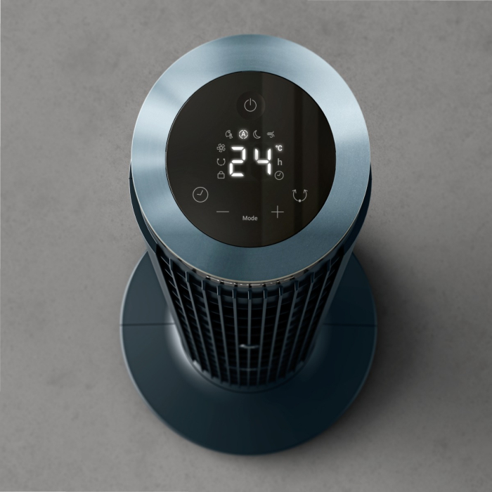 Ventilator turn Rowenta Eole Silence Force VU7050F0, 12 trepte de viteza, motor Effitech®, ecran LED, difuzor de arome incorporat, oprire automata, timer 8 ore, functie de noapte, telecomanda inclusa, [3]