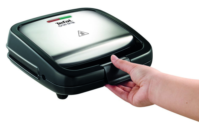 Sandwich maker Tefal Croc Time SM193D34, 700W, înveliș antiaderent, gri & negru Sandwich maker Tefal Croc Time SM193D34, 700W, înveliș antiaderent, gri & negruSandwich maker Tefal Croc Time SM193D34,  [11]