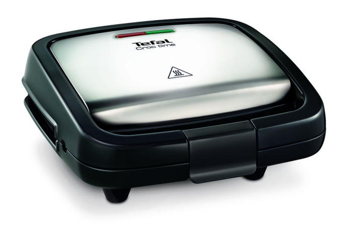 Sandwich maker Tefal Croc Time SM193D34, 700W, înveliș antiaderent, gri & negru Sandwich maker Tefal Croc Time SM193D34, 700W, înveliș antiaderent, gri & negruSandwich maker Tefal Croc Time SM193D34,  [4]