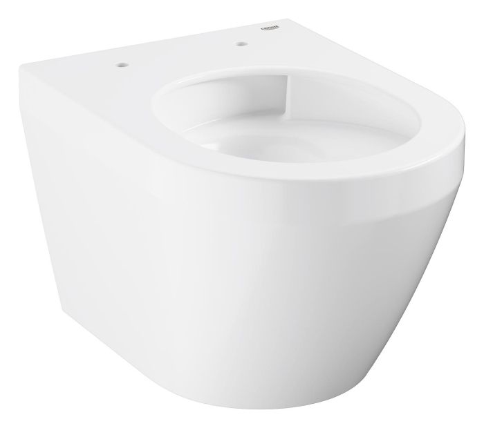 WC Grohe 102486SH00, Euro Ceramic, pe perete, Rimless, compact, fara capac, alb [3]