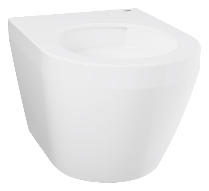 WC Grohe 102486SH00, Euro Ceramic, pe perete, Rimless, compact, fara capac, alb [2]