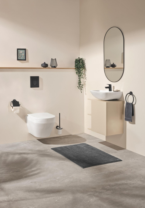WC Grohe 102509SH00, Euro Ceramic, suspendat, Rimless, capac SoftClose, alb [10]