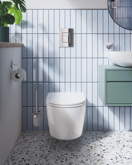 WC Grohe 103848SH00, Start, suspendat, rimless, capac softclose, alb [19]