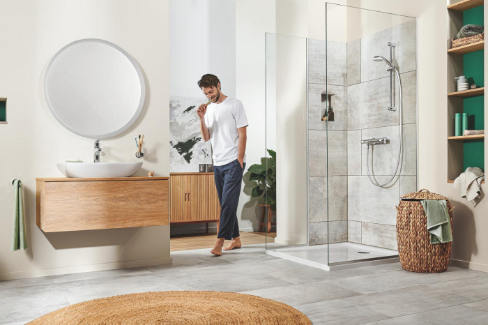 WC Grohe 39809000, 367 mm, 535 mm, 360 mm, 1 functii speciale, suspendat, interior zona montaj, jet de apa, Alb [4]