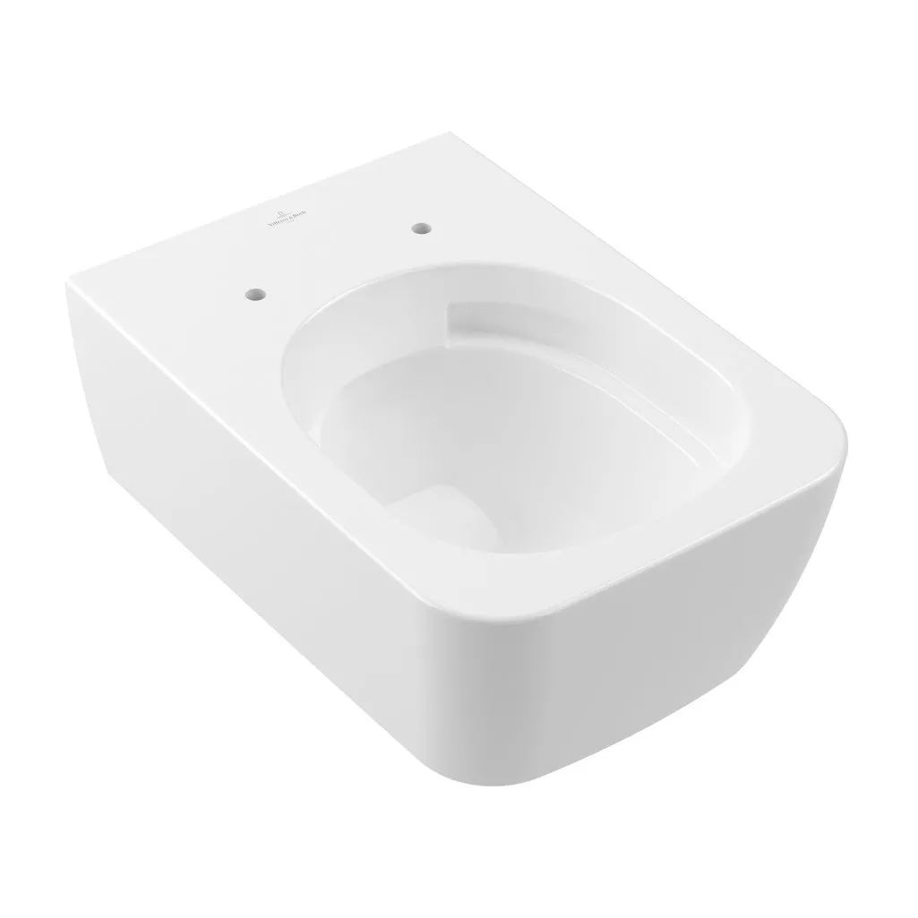 WC Villeroy and Boch Skyla, suspendat, rimless, capac SoftClose, TwistFlush, alb, 4682CL01 [2]