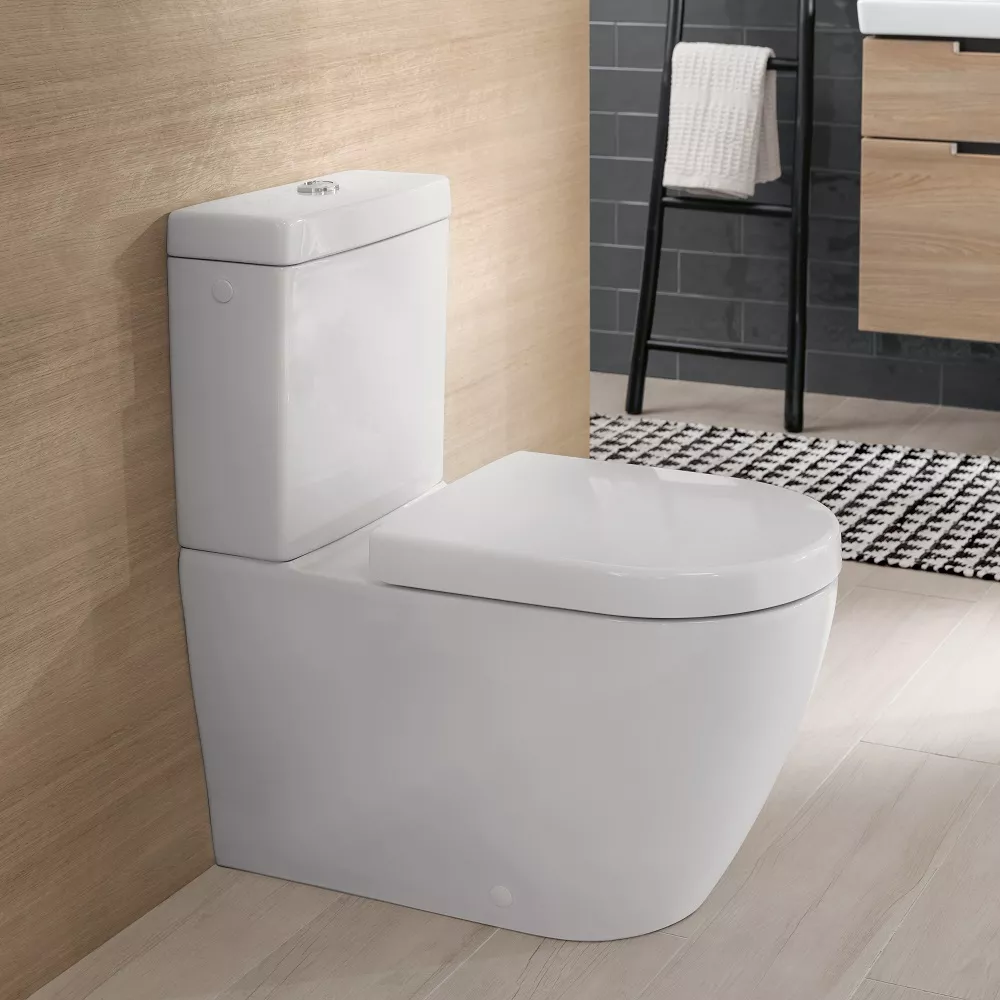 WC Villeroy and Boch Subway 2, pe podea, Rimless, fara capac/rezervor, alb, 5617R001 [2]