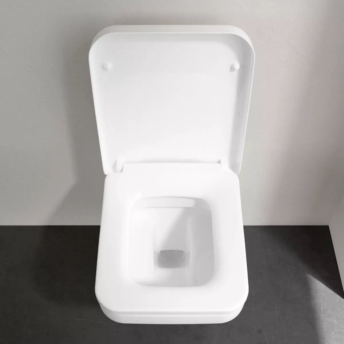 WC Villeroy & Boch Architectura, suspendat, DirectFlush, fara capac, alb, 5685R001 [5]