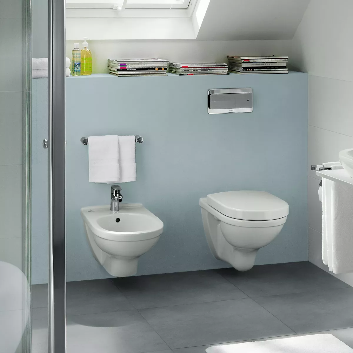 WC Villeroy & Boch O.novo, suspendat, AquaReduct, fara capac, alb, 56601001 [15]