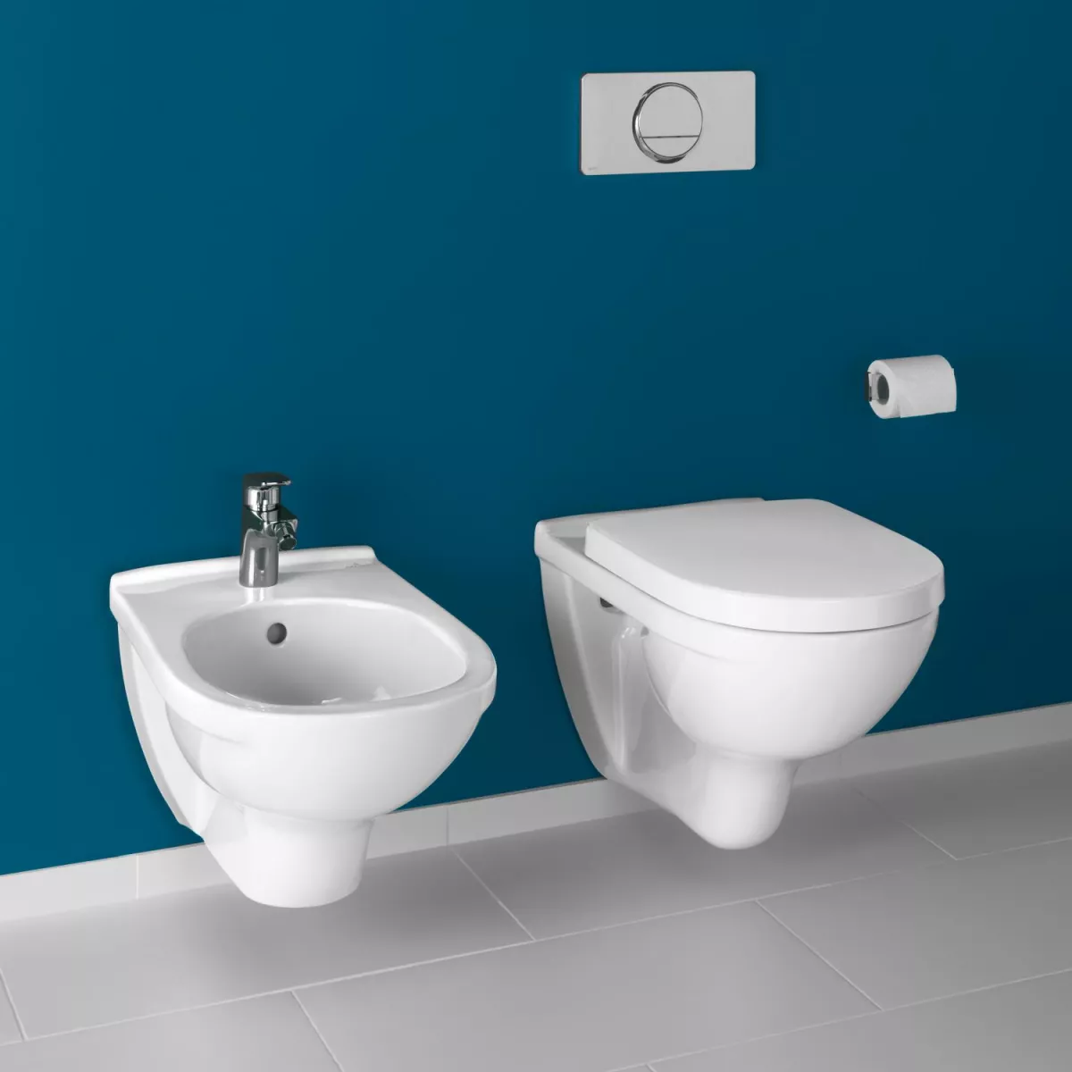 WC Villeroy & Boch O.novo, suspendat, AquaReduct, fara capac, alb, 56601001 [4]