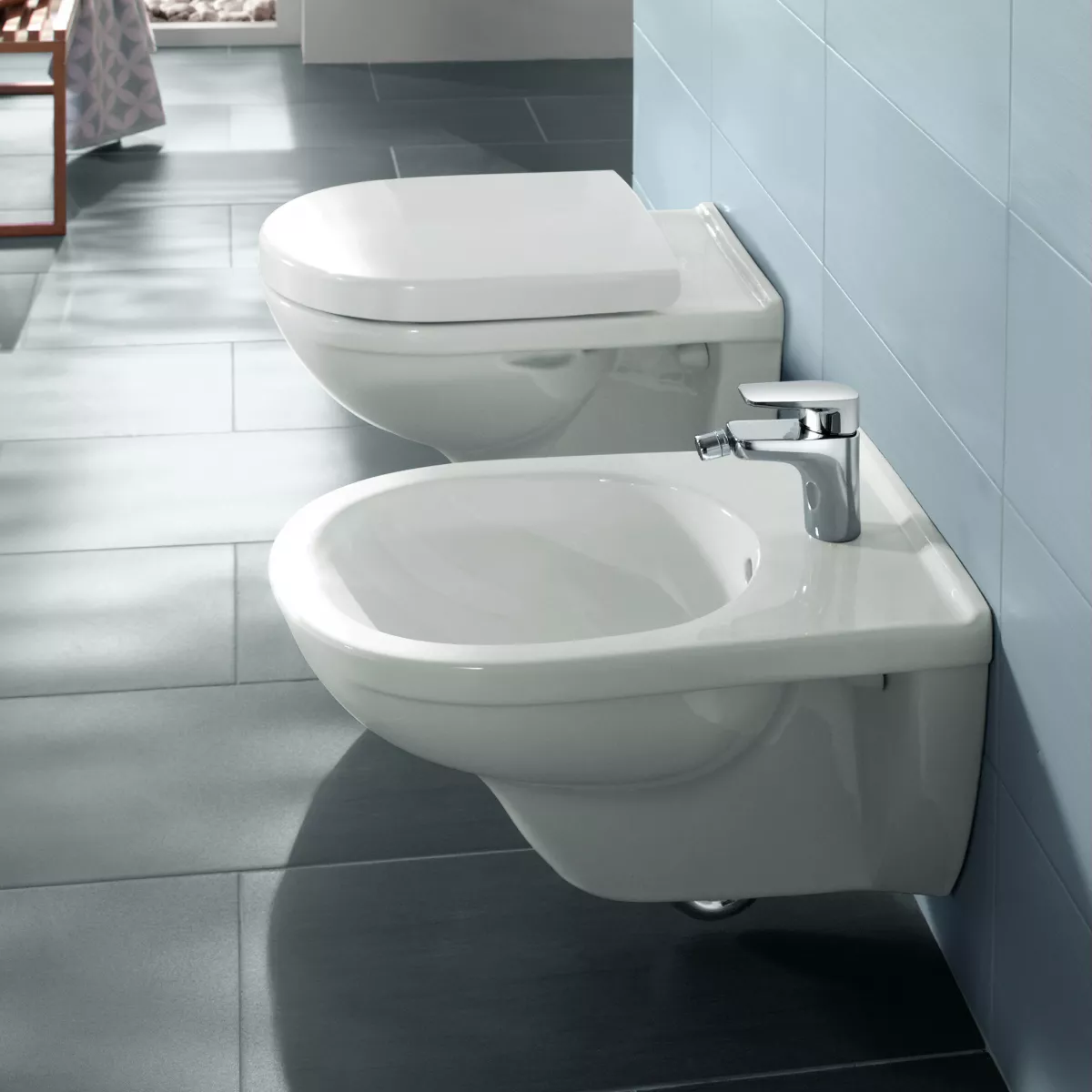 WC Villeroy & Boch O.novo, suspendat, AquaReduct, fara capac, alb, 56601001 [14]