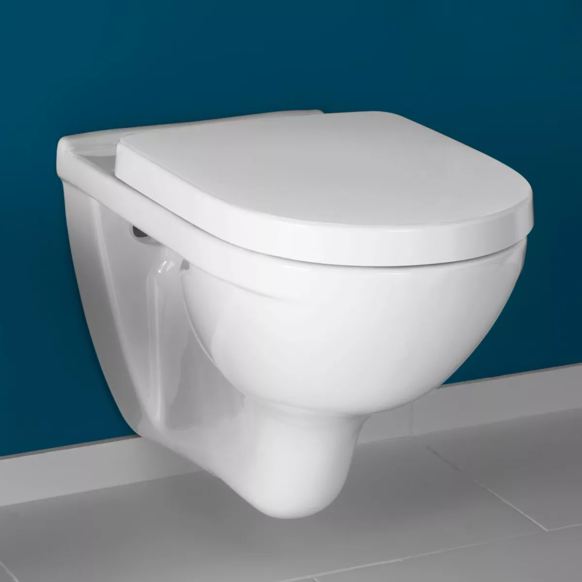 WC Villeroy & Boch O.novo, suspendat, capac, alb, 5660H101 [2]