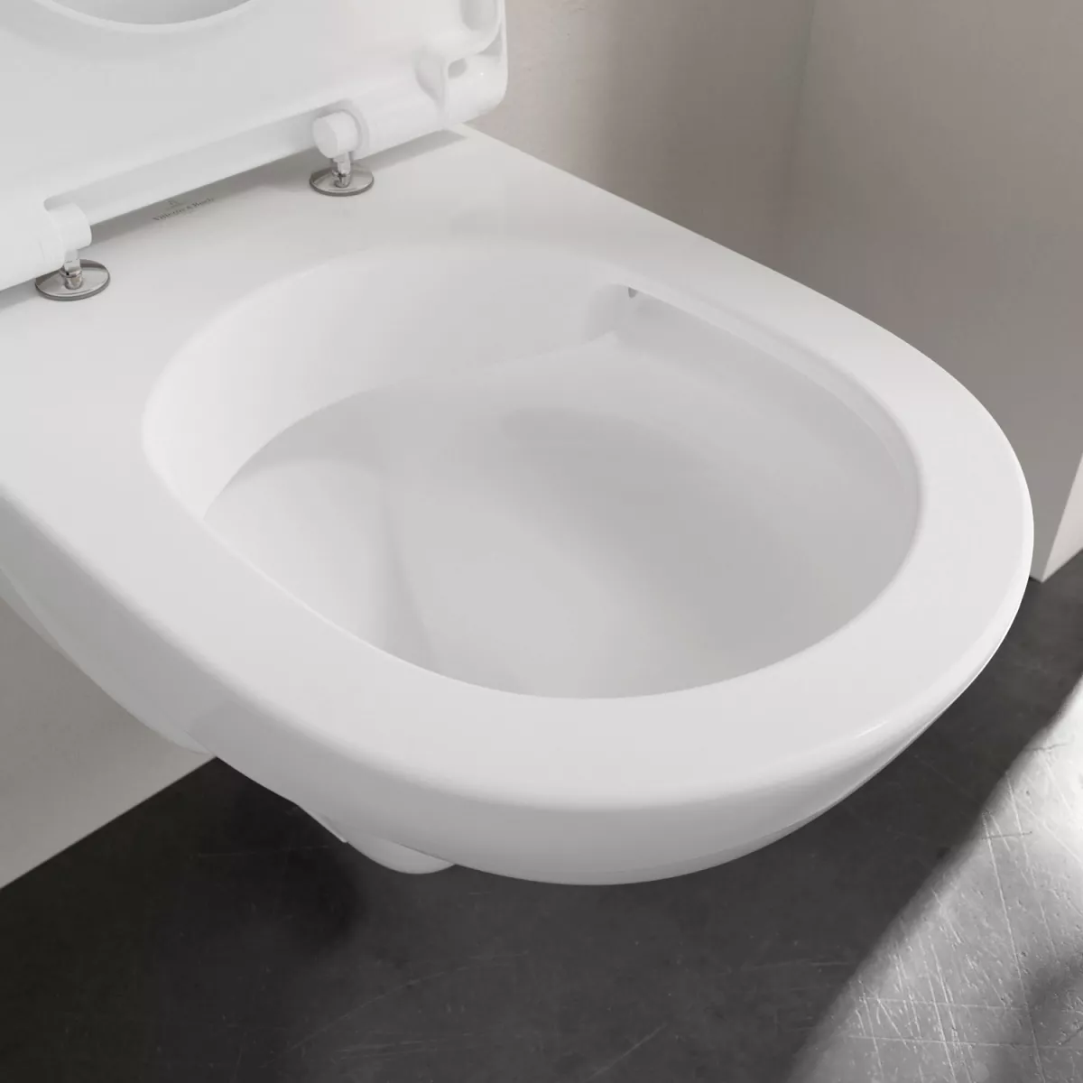 WC Villeroy & Boch O.novo, suspendat, DirectFlush, compact, fara capac, alb, 5688R001 [7]