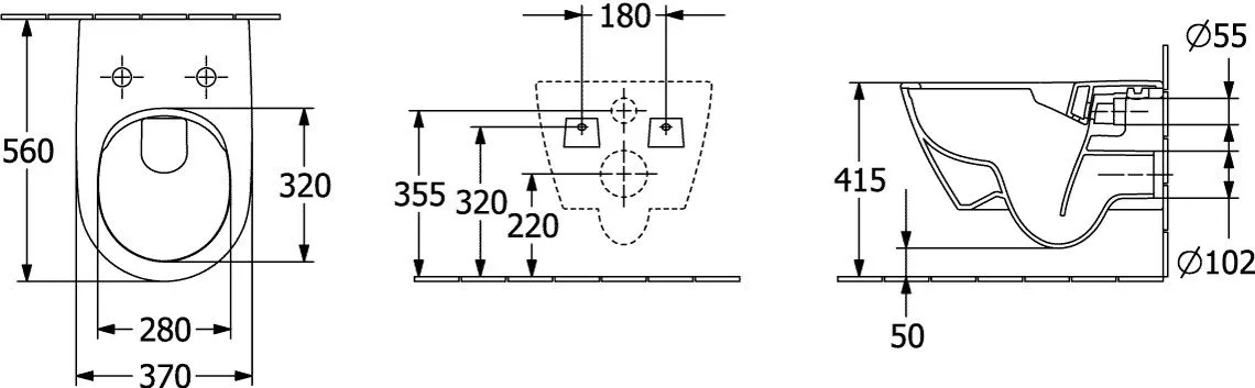 WC Villeroy & Boch Subway 2, suspendat, DirectFlush, CeramicPlus, capac SoftClose, alb, 5614R2R1 [18]