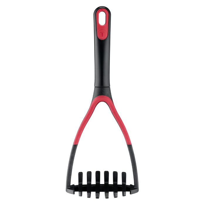 Zdrobitor de cartofi Tefal Ingenio+ K1980934, compatibilitate cu masina de spalat vase, plastic, negru & rosu [9]