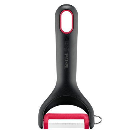 Accesoriu pentru decojit legume si fructe Tefal Ingenio K1992134, lama rotativa, inox, capac de protectie, negru & rosu [8]