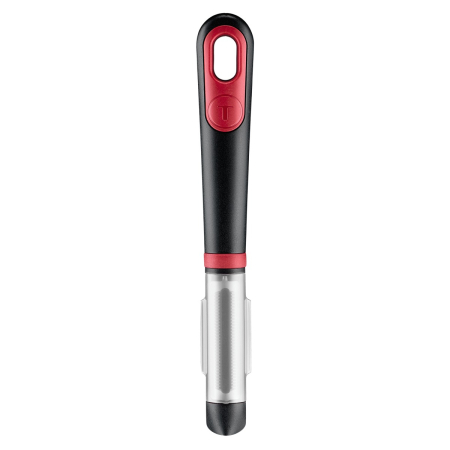 Accesoriu pentru decojit legume si fructe Tefal Ingenio K1994034, lama zimtata, inox, capac de protectie, negru & rosu [6]