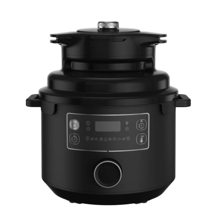 Accesoriu pentru gatire cu aer cald Tefal Turbo Crisp LF101810, 4 programe, temperatura ajustabila, ecran LED, compatibil cu multicooker Turbo Cuis [9]