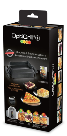 Accesoriu Snacking & Baking Tefal XA725870 pentru OptiGrill+ si Elite, 1.6 L, pentru 2-4 portii, suprafata antiaderenta, aluminiu, seriile GC71 [8]