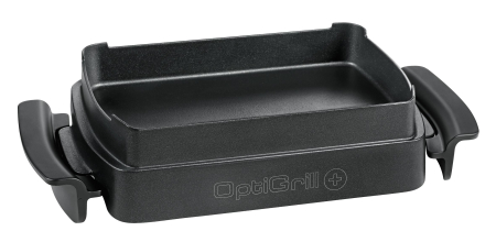 Vase & ustensile pentru gatit - Accesoriu Snacking & Baking Tefal XA725870 pentru OptiGrill+ si Elite, 1.6 L, pentru 2-4 portii, suprafata antiaderenta, aluminiu, seriile GC71
