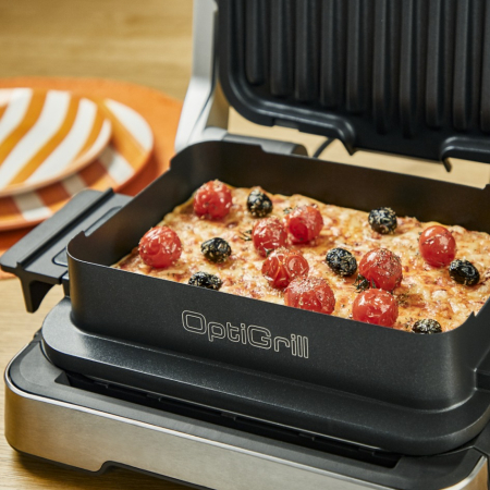 Accesoriu tava pentru coacere Tefal Snacking & Baking XA732810, 1.6 L, compatibil cu gratarul electric OptiGrill 4 in 1 si OptiGrill 2 in 1, seri [6]