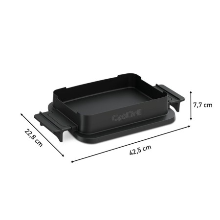 Accesoriu tava pentru coacere Tefal Snacking & Baking XA732810, 1.6 L, compatibil cu gratarul electric OptiGrill 4 in 1 si OptiGrill 2 in 1, seri [2]