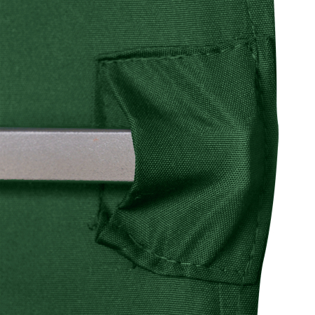  Acoperis de Schimb 3x3m, Prelata de Schimb pentru Foisor de Gradina din Poliester cu  Orificiu de Ventilatie, Verde [7]