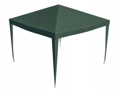 Acoperis inlocuire pavilion 300x300 cm, PE 100g/m2 impermeabil, prindere velcro, verde [1]