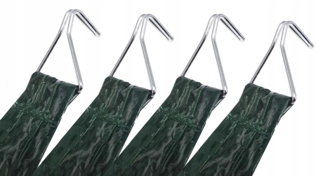 Acoperis inlocuire pavilion 300x300 cm, PE 100g/m2 impermeabil, prindere velcro, verde [4]