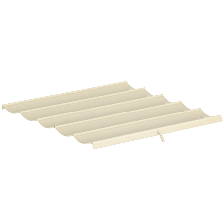 Prelate, pavilioane, umbrele terasa -  Acoperis pentru Gazebo Pergola cu 10 Orificii de Drenaj din Poliester, 250x255 cm, pentru Pergola 3x3m, Crem