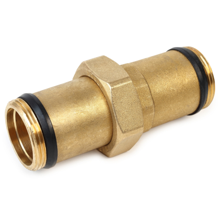 Fitinguri - Adaptor 3 piese Giacomini R20DY016, cu piulita si garnitura, autoreglabil, alama