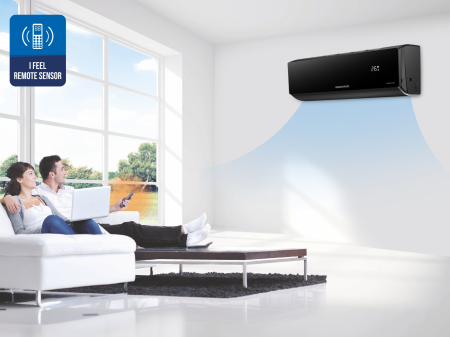 Aer conditionat Daewoo DAC-09CHSDB-NK, 9000 Btu, 2600 W, 2610 W, 6.5 kg, 22 kg, 1 unitati interioare, negru [10]