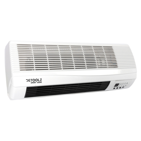 Aeroterma de perete Detoolz, 2KW, 2 trepte de putere, cu afisaj LED si termostat [1]