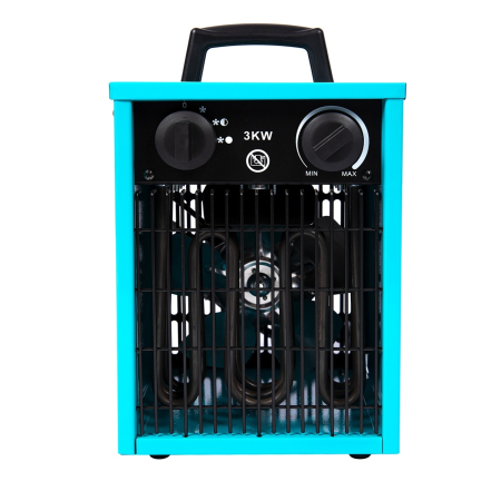 Aeroterma Electrica Industriala Detoolz DZ-EI111, 25/2000/3000W, Carcasa Metal, Protectie Supraincalzire [1]