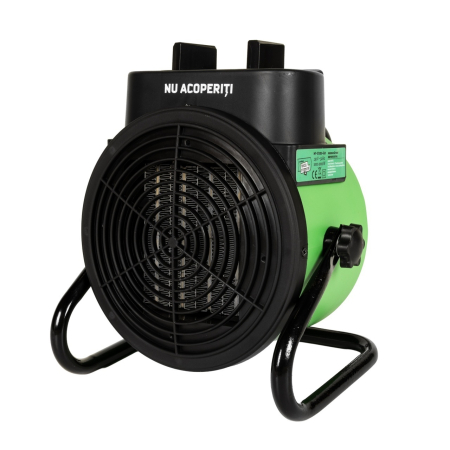 Aeroterma Electrica Micul Fermier MF-EI1050-G01, 1000/2000W, Element De Incalzire Ceramic [2]