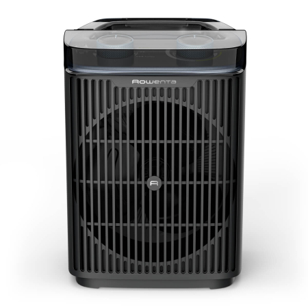 Incalzirea apei si a locuintei - Aeroterma Rowenta Intense Comfort Aqua SO6550F0, 2400W, mod Eco & Turbo, termostat reglabil, oprire automata, protectie IP 21, maner transport, negru