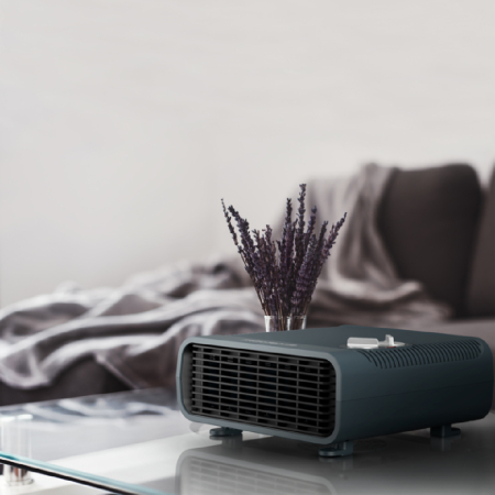 Aeroterma Rowenta SO5115, 2400 W, 2 trepte de putere, Functie Silence, Treapta de aer rece, Termostat mecanic, Negru [3]