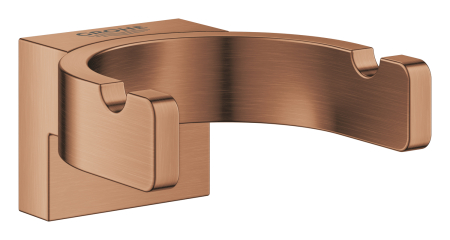 Cuiere si suporturi prosoape - Agatatoare dubla Grohe 41049DL0, Selection, pe perete, metal, mat, cupru