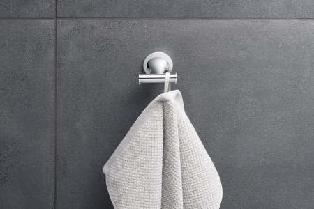 Agatatoare Duravit 0099301000, Starck T, tip instalare pe perete, numar cuie 2, elemente fixare ascunse, crom [2]