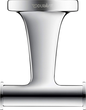 Baie - Agatatoare Duravit 0099301000, Starck T, tip instalare pe perete, numar cuie 2, elemente fixare ascunse, crom