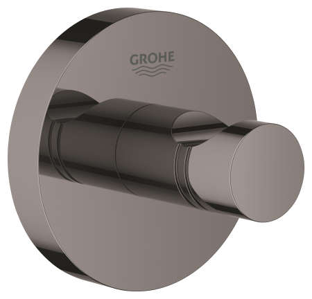 Cuiere si suporturi prosoape - Agatatoare Grohe 40364A01, Essentials, pe perete, metal, lucios, grafit