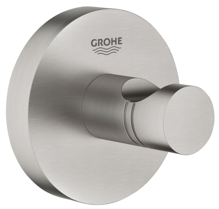 Accesorii baie - Agatatoare Grohe 41173DC0, Start, pe perete, metal, mat, otel satinat