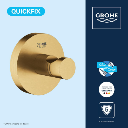 Agatatoare Grohe 41173GN0, Start, aparenta, metal, mat, auriu [3]