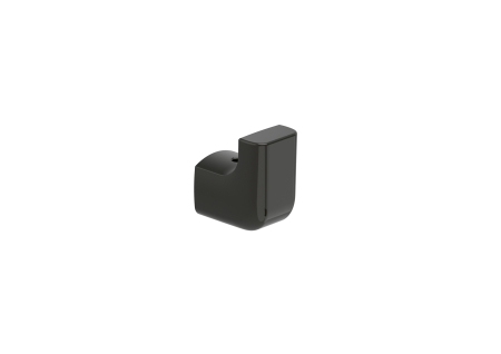 Accesorii baie - Agatatoare Roca A817020CN0, 36 mm, 40 mm, 1 cuie, 2 orificii instalare, pe perete, metal, elemente fixare ascunse, Negru