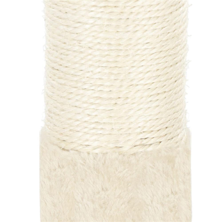 Ansamblu de joaca pentru pisici, tip stalp de catarat pana la tavan, inaltime reglabila, 240 - 265 cm, bej [6]