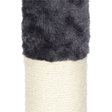Ansamblu joaca pisici stalp catarat pana la tavan reglabil, 240-265 cm, stalpi sisal, gri inchis [3]