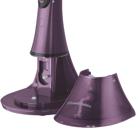 Aparat de aburit haine Russell Hobbs 27410-56 Steam Genie Colour Control, 1800W, 2 setari abur, antibacterian 99.9%, accesorii, Mov [1]
